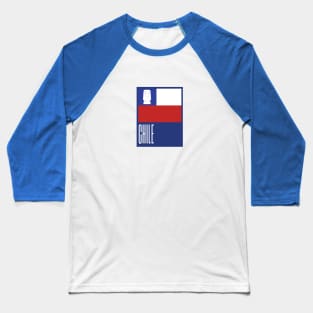 Chile Country Symbol Baseball T-Shirt